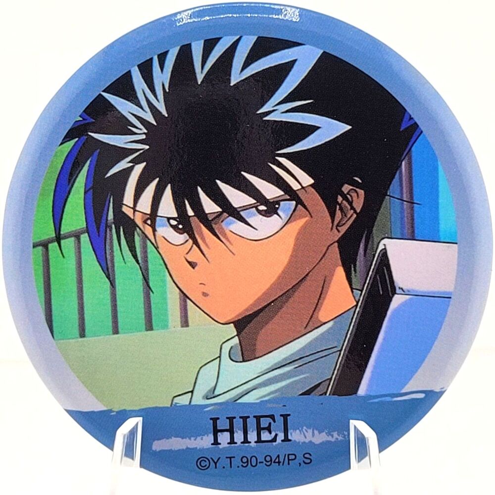 Hiei - Yu Yu Hakusho Blue Can Badge